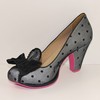 Escarpins noirs &agrave; pois